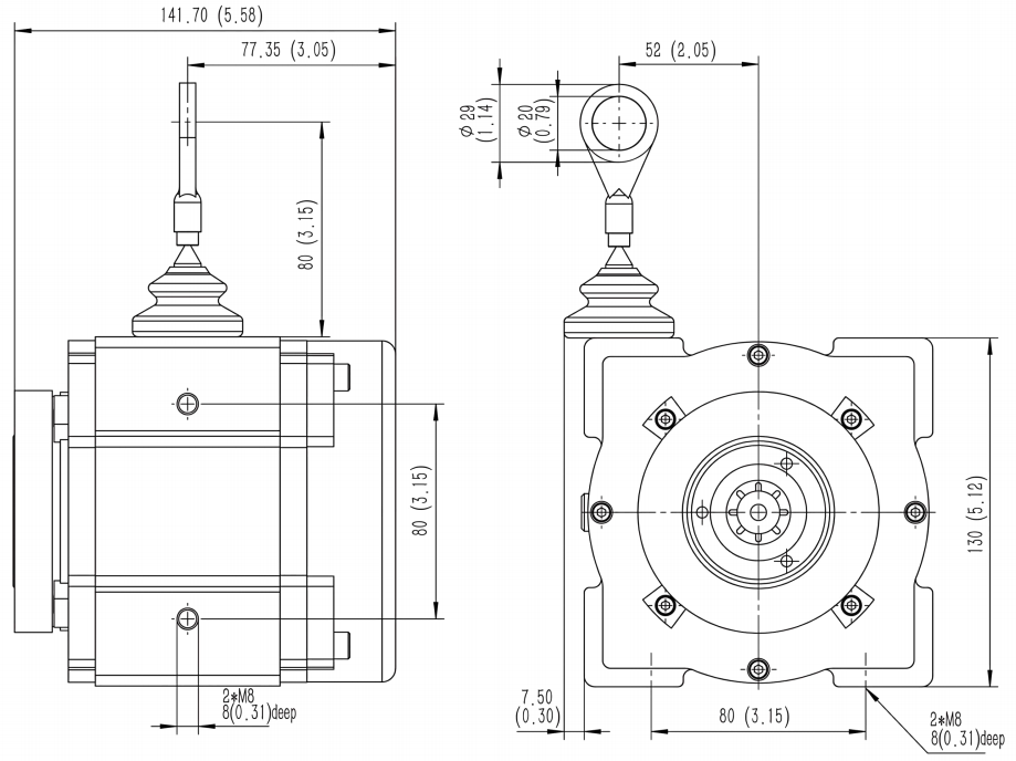 5 m, 10 m Industrial Draw-Wire Displacement Sensors SALS130-J05M/J10M-SIVIDI