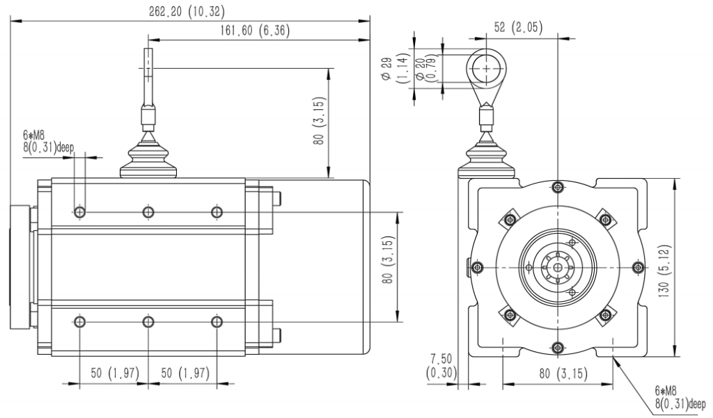 15 m, 20 m Industrial Draw-Wire Displacement Sensors SALS130-J15M/J20M-SIVIDI